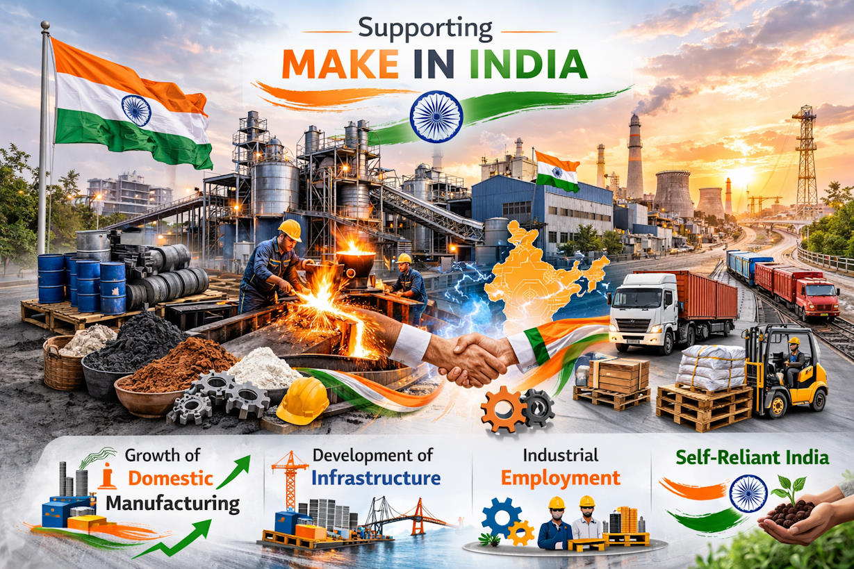 Make in India industrial manufacturing